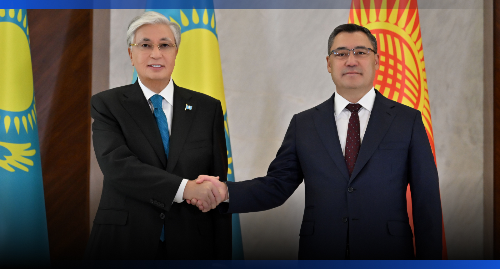 Image for Касым-Жомарт Токаев прибыл в Кыргызстан с официальным визитом